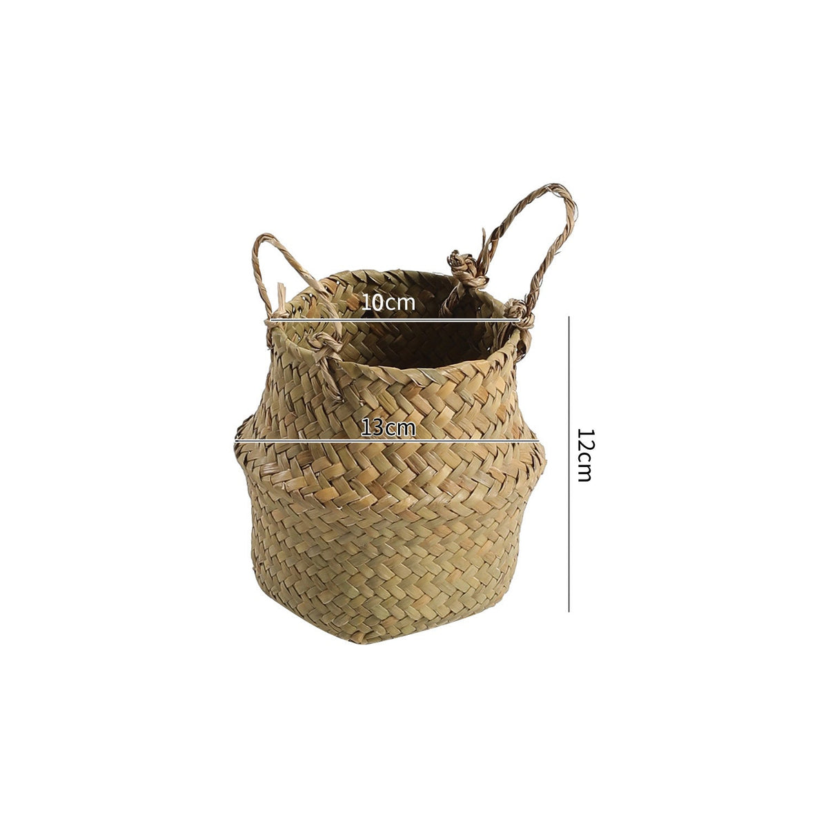 Handcrafted Decorative Storage Basket Soft Textile Handwoven | High & Bury
