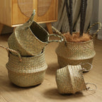 Handcrafted Decorative Storage Basket Soft Textile Handwoven | High & Bury