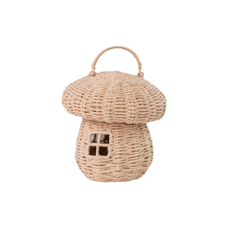 Handcrafted Decorative Woven Basket Red Brown | High & Bury