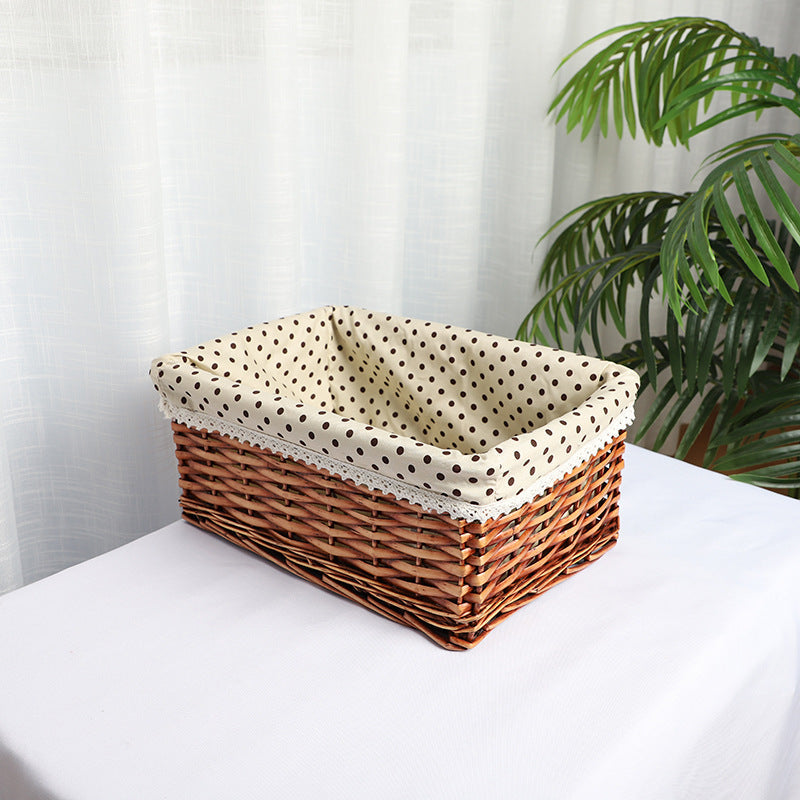 Handcrafted Decorative Woven Basket with Liner | High & Bury