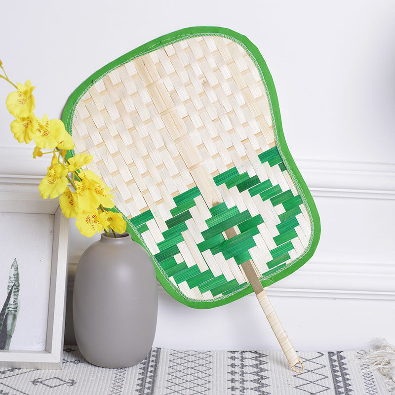 Handcrafted Fan with Colorful Design | High & Bury