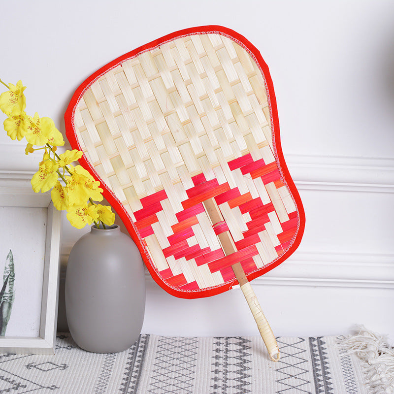 Handcrafted Fan with Colorful Design | High & Bury