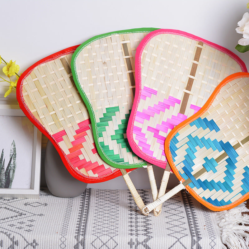 Handcrafted Fan with Colorful Design | High & Bury
