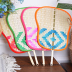 Handcrafted Fan with Colorful Design | High & Bury