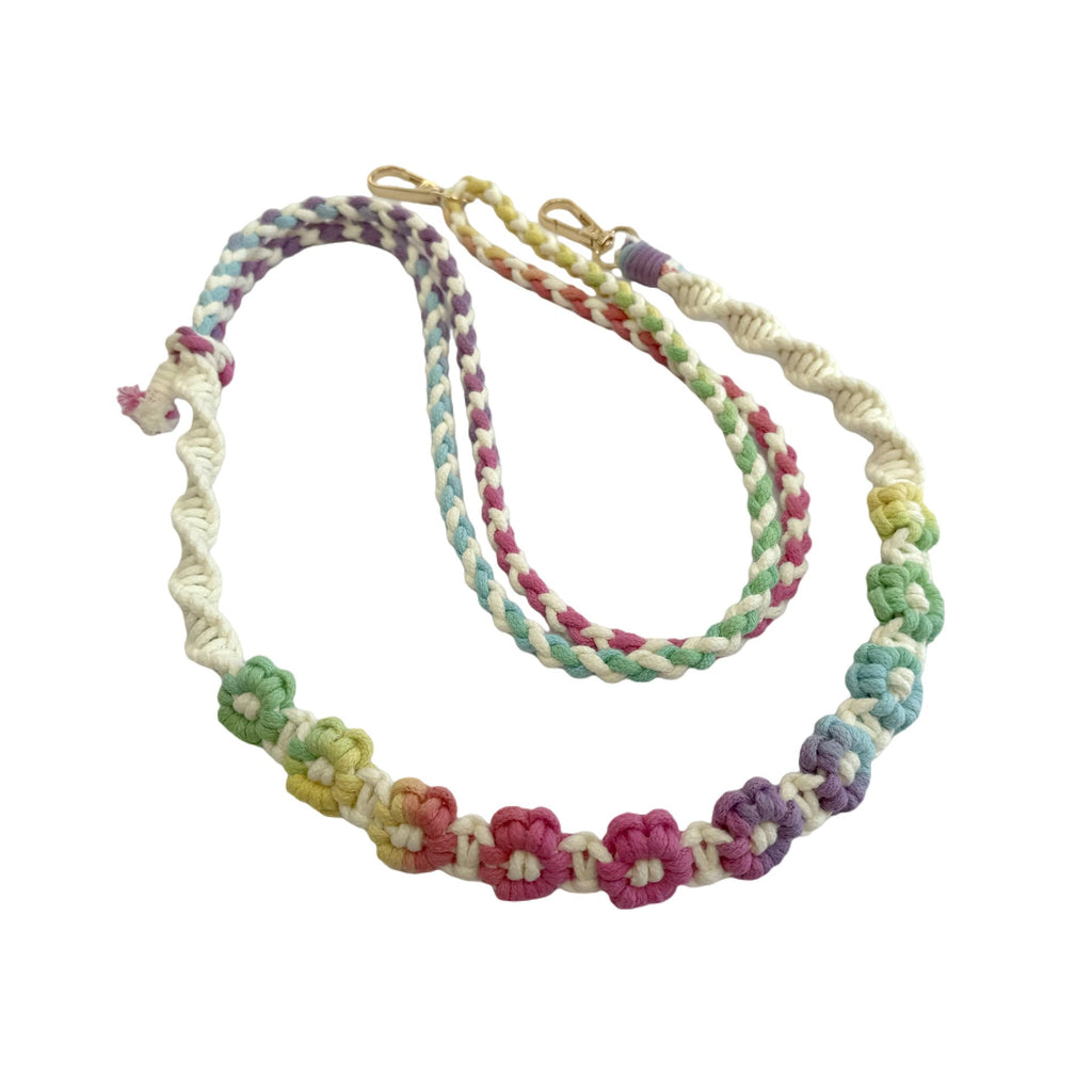 Handcrafted Floral Macrame Keychain | High & Bury