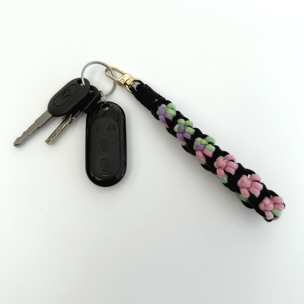Handcrafted Macrame Keychain Holder | High & Bury