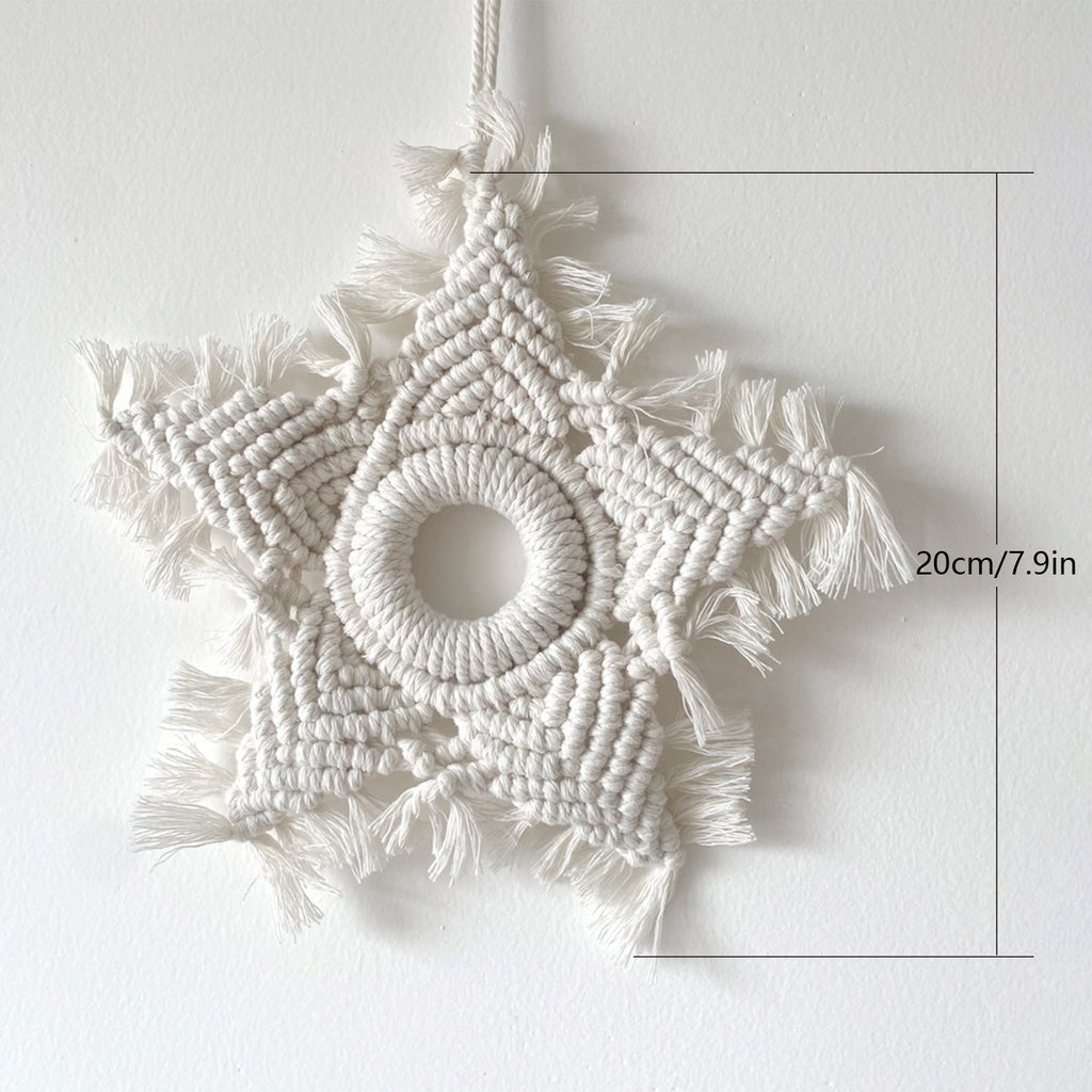 Handcrafted Macrame Star Wall Hanging | High & Bury