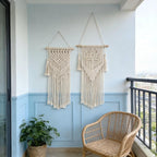 Handcrafted Macrame Wall Tapestry | High & Bury