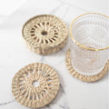Handcrafted Natural Fiber Coasters | High & Bury