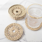 Handcrafted Natural Fiber Coasters | High & Bury