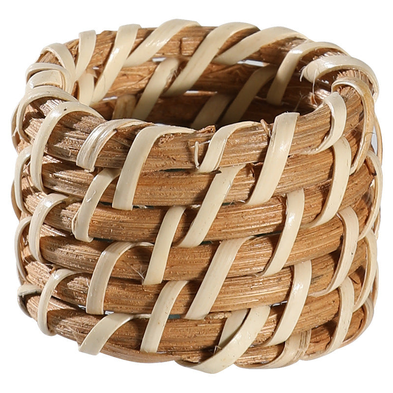 Handcrafted Natural Fiber Decoration Basket | High & Bury