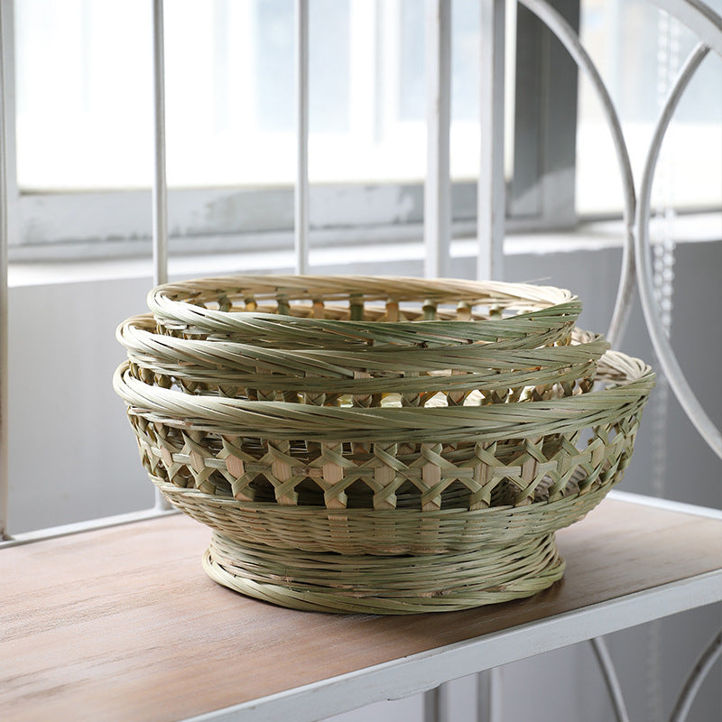 Handcrafted Natural Fiber Serving | High & Bury
