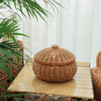 Handcrafted Natural Fiber Storage Container | High & Bury