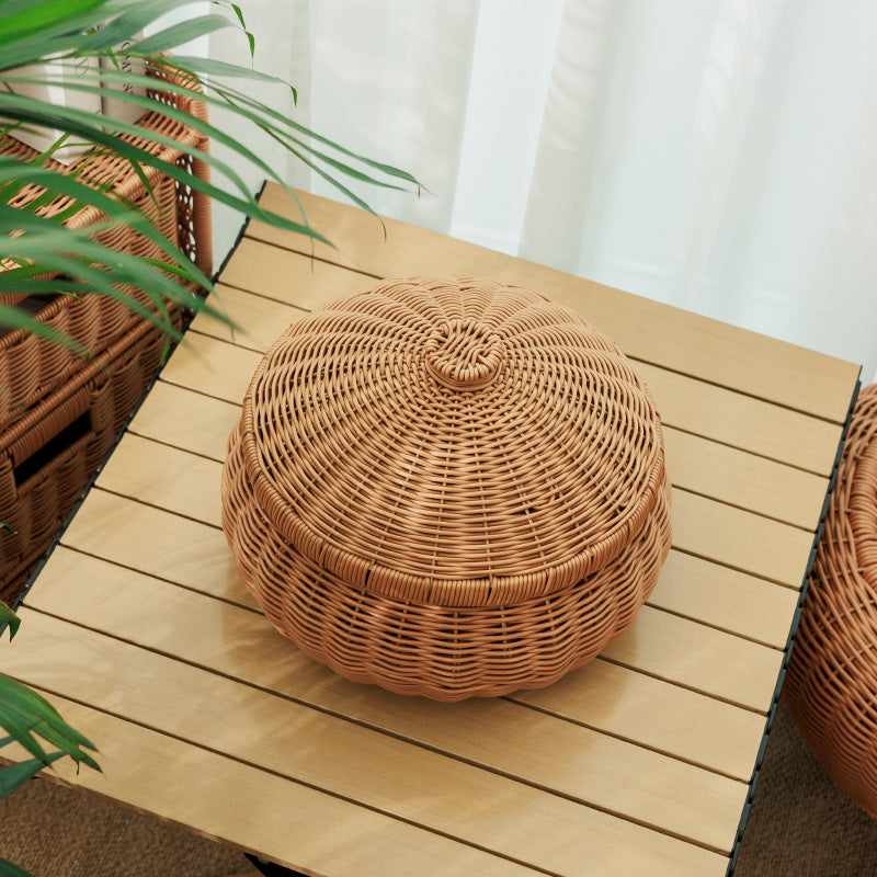 Handcrafted Natural Fiber Storage Container | High & Bury