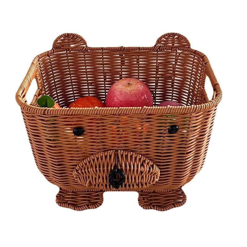 Handcrafted Natural Material Storage Basket | High & Bury
