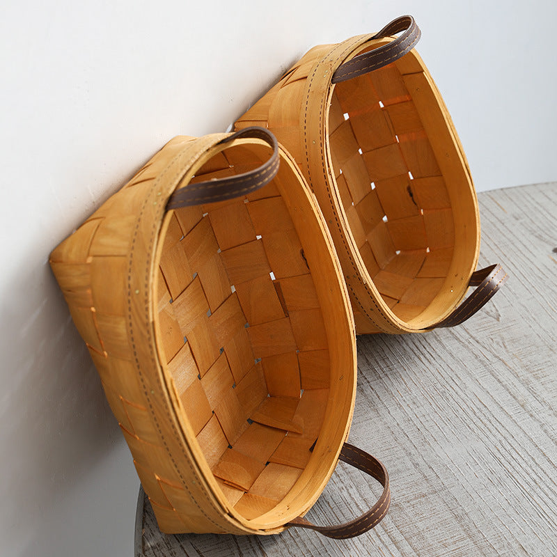 Handcrafted Natural Woven Storage Basket Small | High & Bury