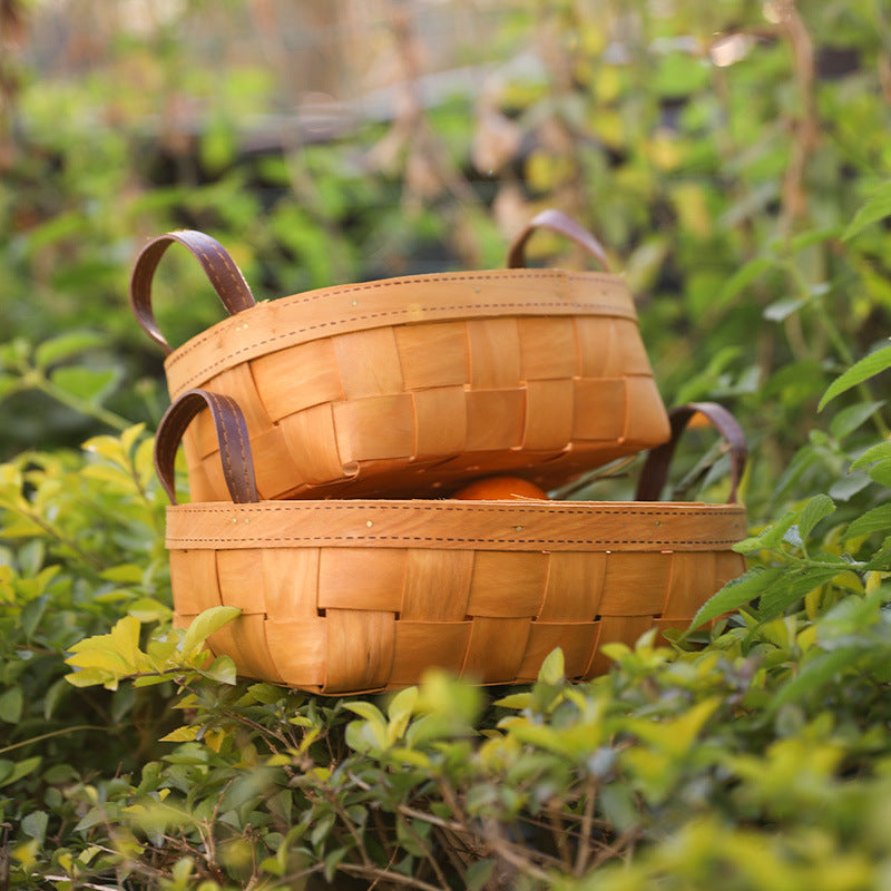 Handcrafted Natural Woven Storage Basket Small | High & Bury