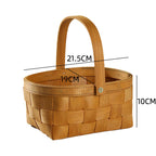 Handcrafted Natural Woven Storage Basket Small | High & Bury