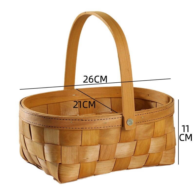 Handcrafted Natural Woven Storage Basket Small | High & Bury