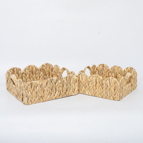 Handcrafted Natural Woven Storage Bin | High & Bury