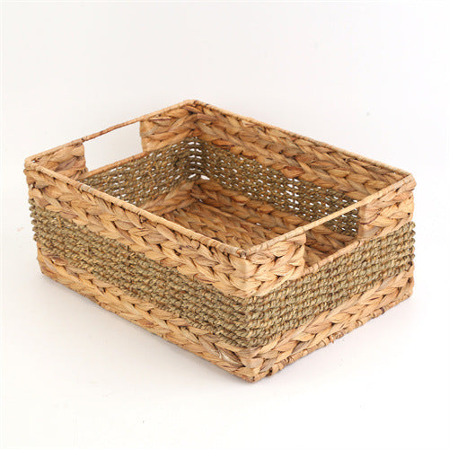 Handcrafted Natural Woven Storage Bin | High & Bury