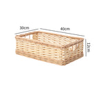 Handcrafted Natural Woven Storage Tray | High & Bury