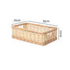 Handcrafted Natural Woven Storage Tray | High & Bury