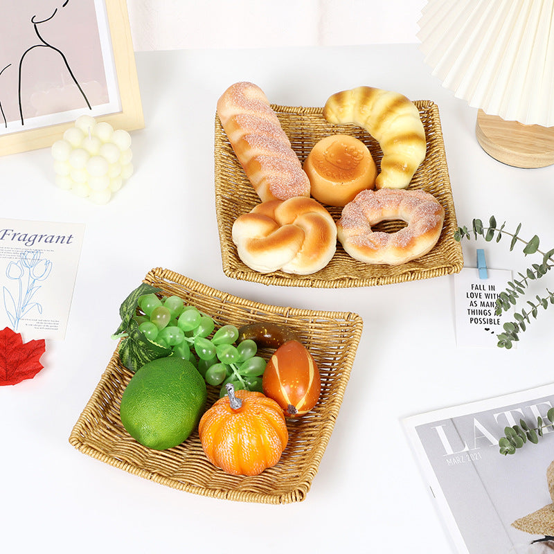 Handcrafted Natural Woven Tray | High & Bury