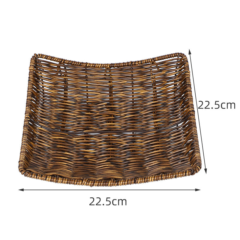 Handcrafted Natural Woven Tray | High & Bury