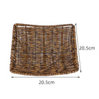 Handcrafted Natural Woven Tray | High & Bury