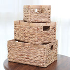 Handcrafted Organizer Basket with Two Handles | High & Bury
