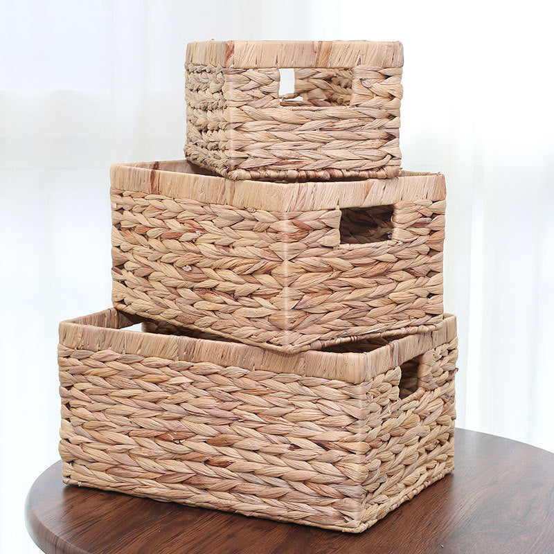 Handcrafted Organizer Basket with Two Handles | High & Bury