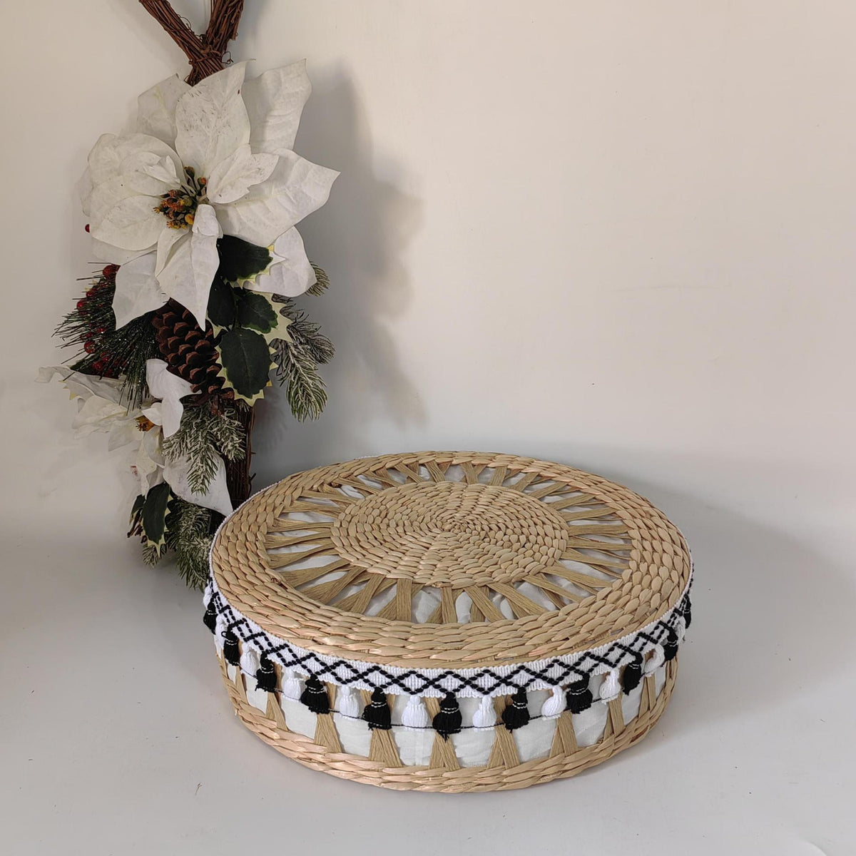 Handcrafted Pouf in Boho Style | High & Bury