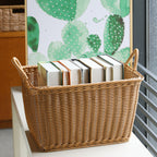 Handcrafted Rattan Storage Basket Large | High & Bury