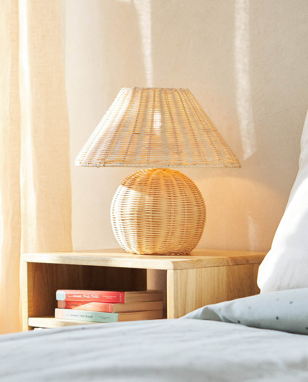 Handcrafted Rattan Table Lamp | High & Bury