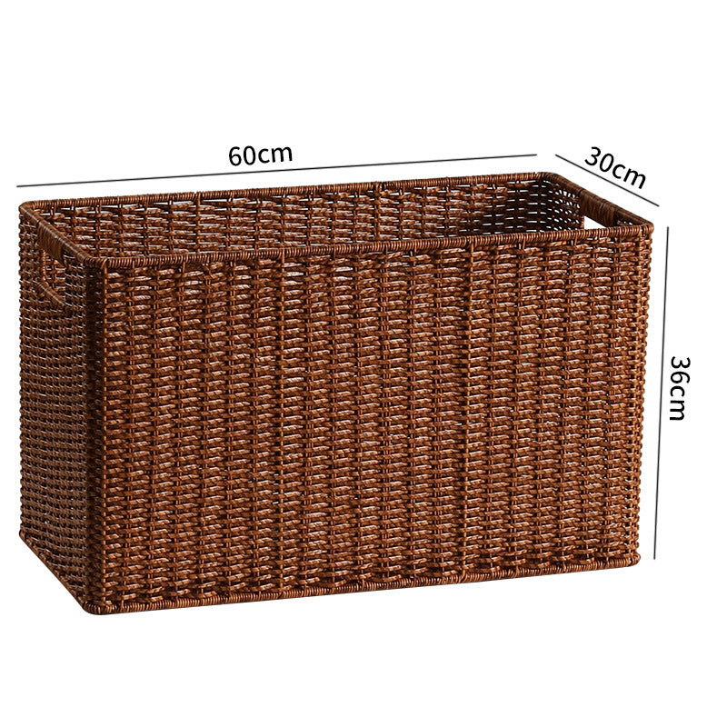 Handcrafted Rectangular Storage Basket | High & Bury