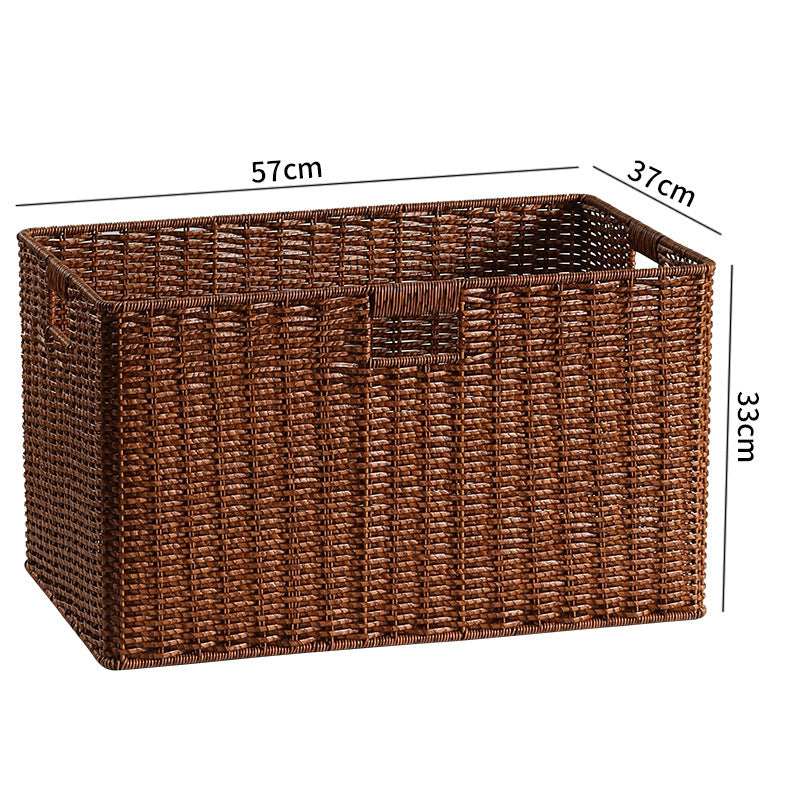 Handcrafted Rectangular Storage Basket | High & Bury