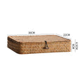Handcrafted Rectangular Woven Storage Box | High & Bury