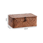 Handcrafted Rectangular Woven Storage Container | High & Bury