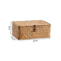 Handcrafted Rectangular Woven Storage Container | High & Bury