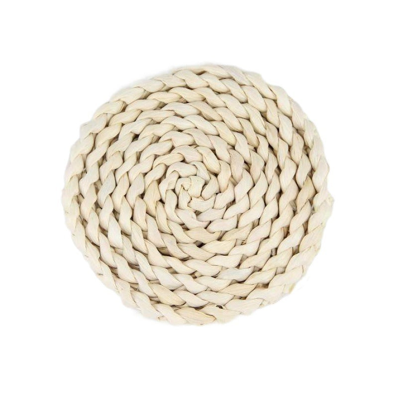 Handcrafted Round Woven Coaster | High & Bury
