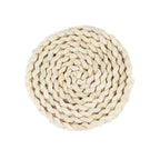 Handcrafted Round Woven Coaster | High & Bury