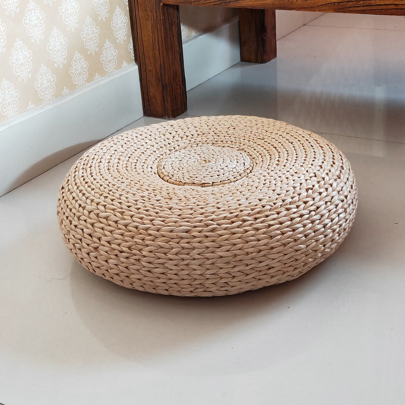 Handcrafted Sitting Pouf made of Natural Material | High & Bury