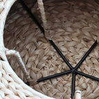 Handcrafted Sitting Pouf made of Natural Material | High & Bury
