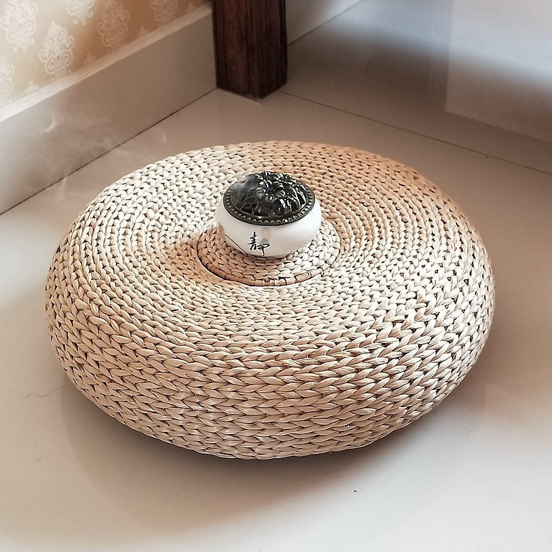 Handcrafted Sitting Pouf made of Natural Material | High & Bury