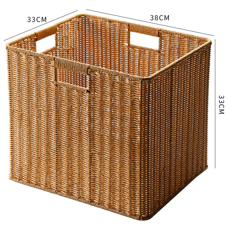 Handcrafted Storage Basket Dark Coffee | High & Bury