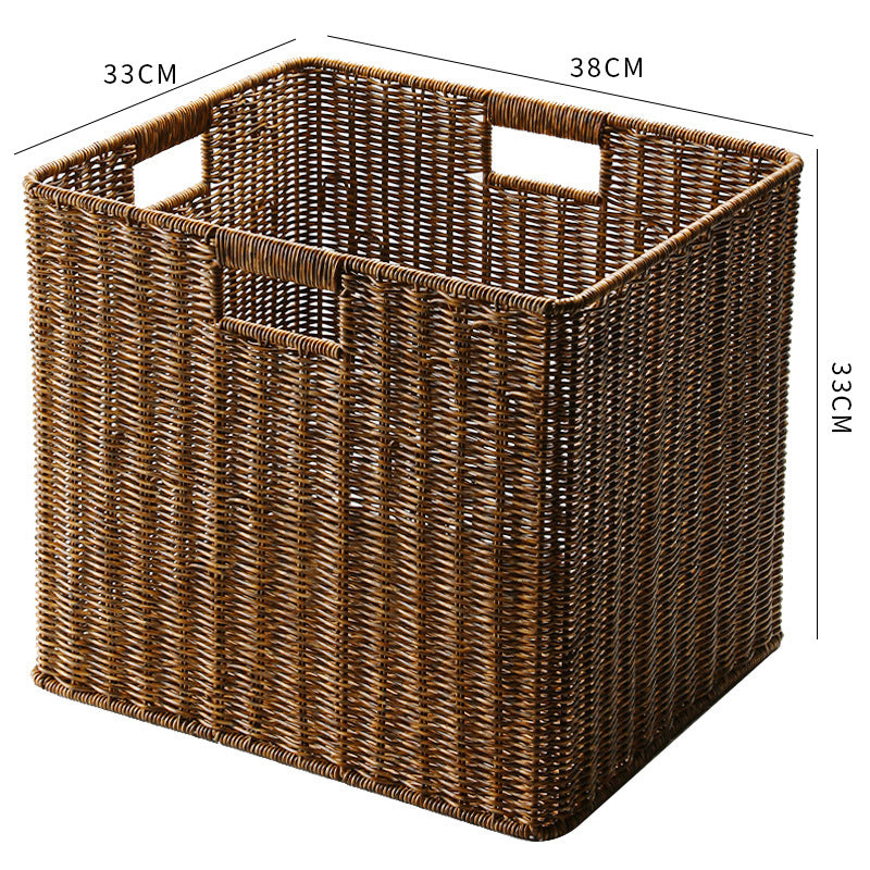 Handcrafted Storage Basket Dark Coffee | High & Bury