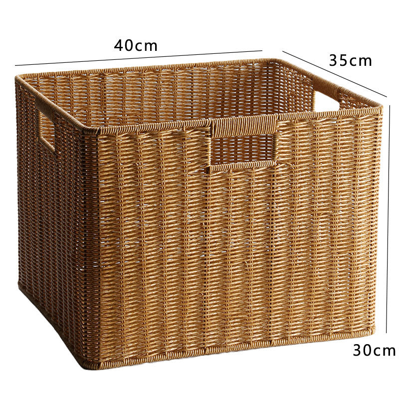 Handcrafted Storage Basket Dark Coffee | High & Bury