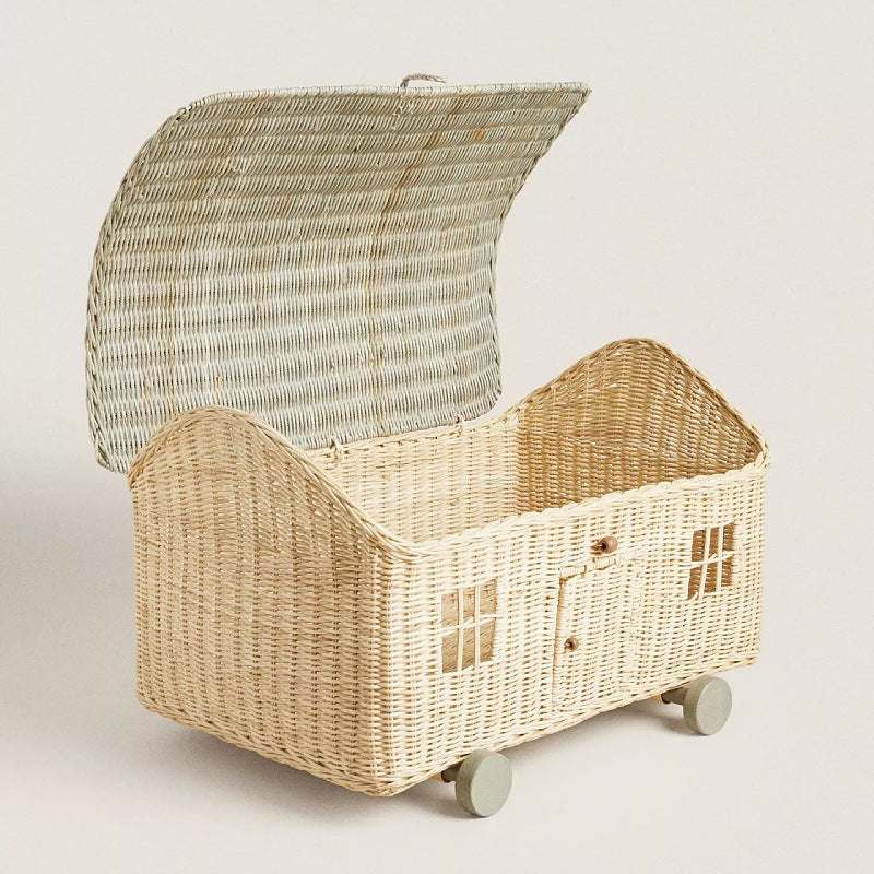 Handcrafted Storage Basket in House Design | High & Bury