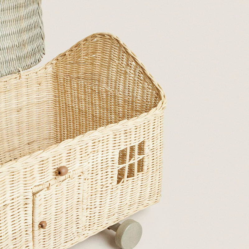 Handcrafted Storage Basket in House Design | High & Bury